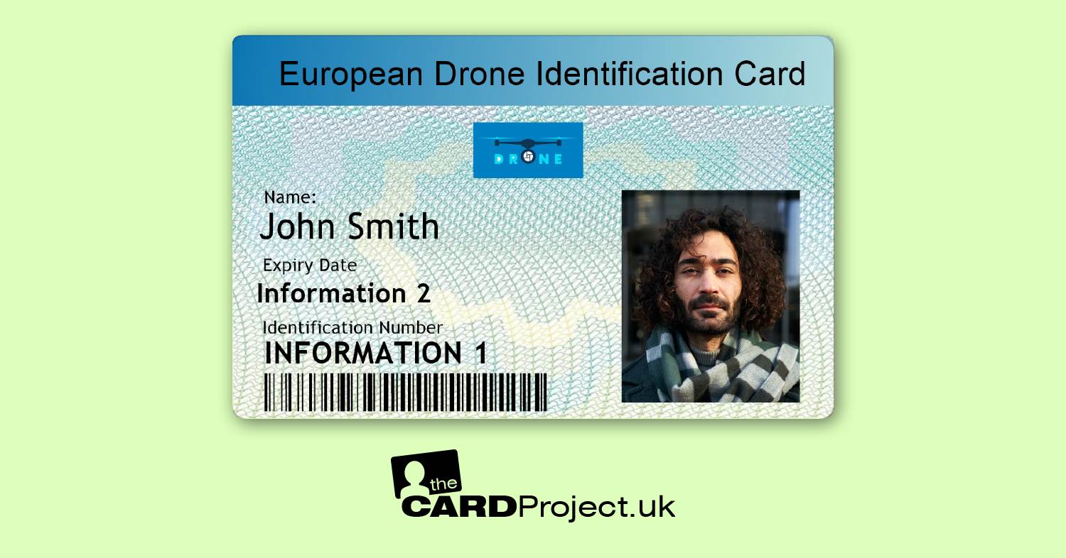 EASA Drone Identification Card  (FRONT)